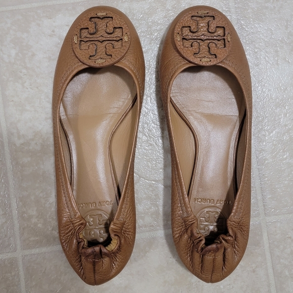 Tory Burch Leather Flats - Picture 2 of 4